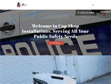 Tablet Screenshot of copshopinstallations.com